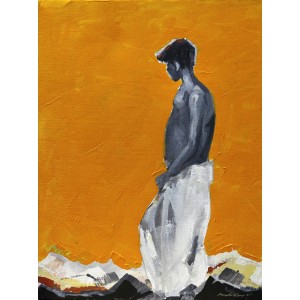 Arsalan Naqvi, 12 x 16 Inch, Acrylic on Canvas, Figurative Painting, AC-ARN-075